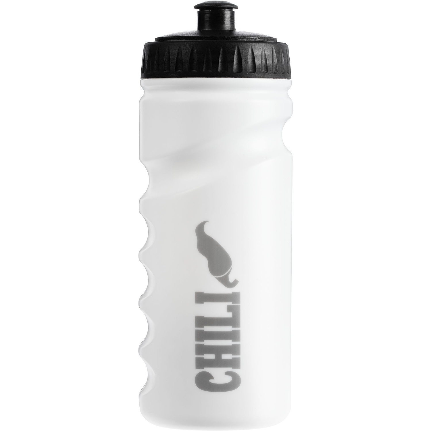 Бутылка для велосипеда Lowry, белая с серым с логотипом