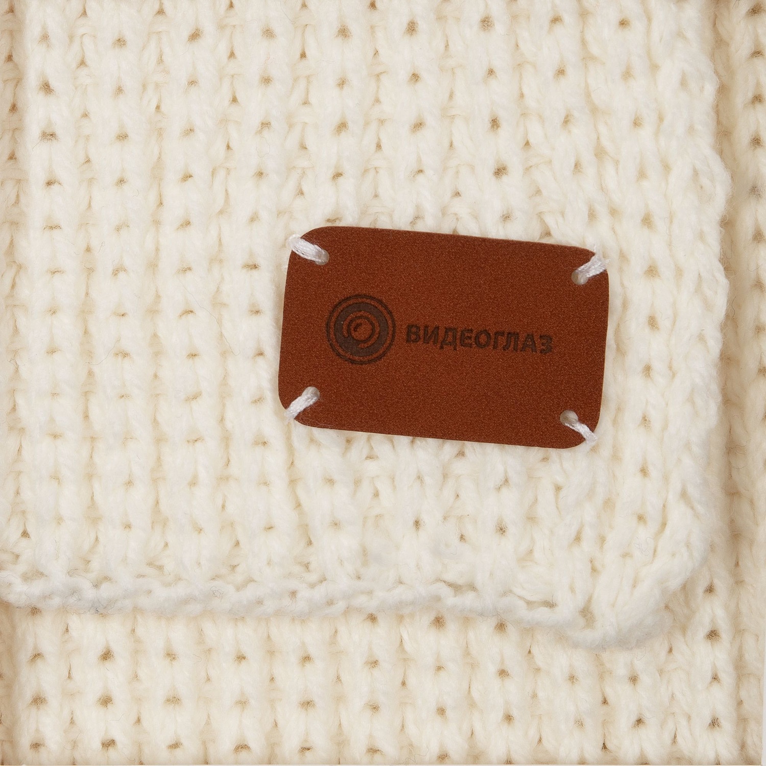 Шарф Nordkapp, молочно-белый с логотипом