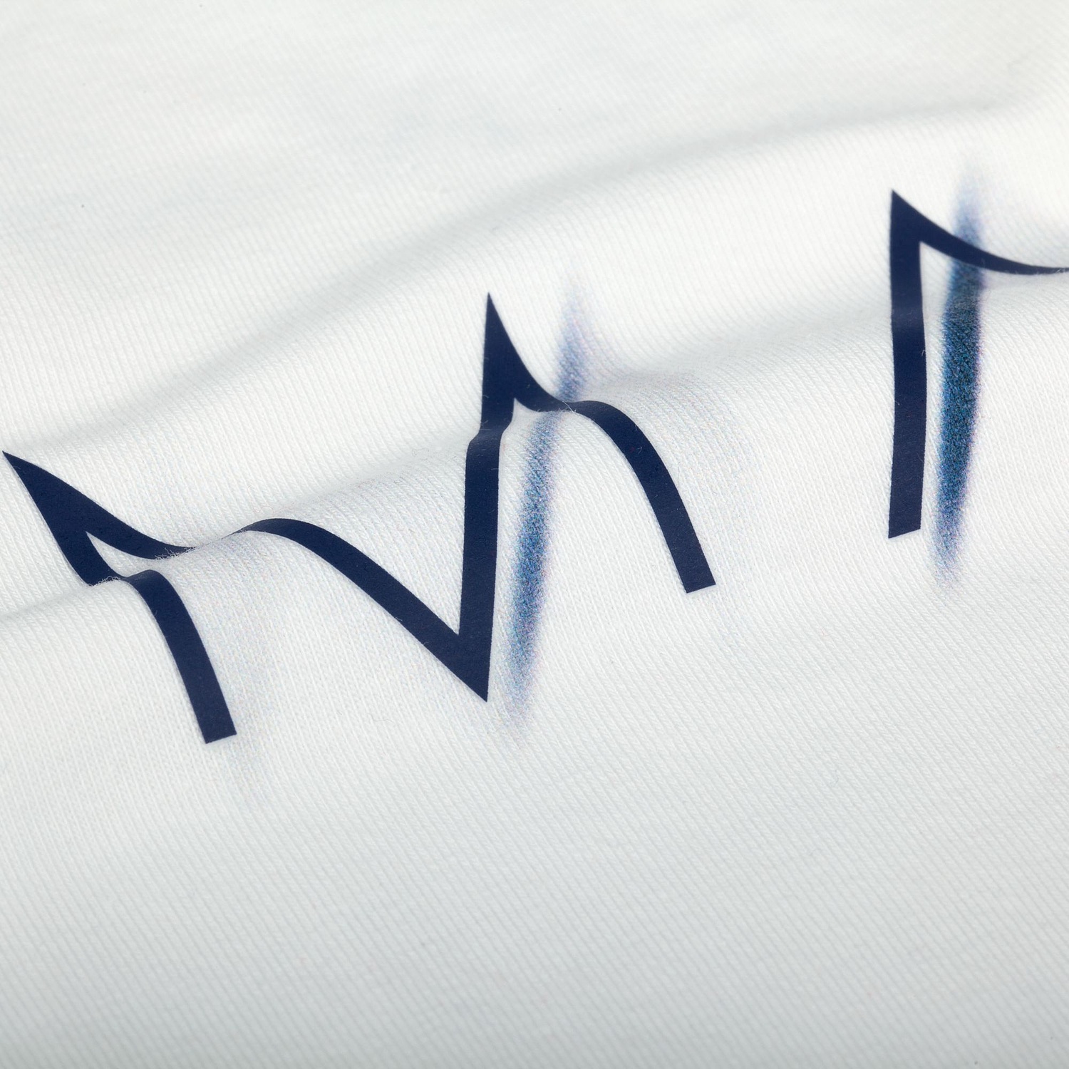 Футболка оверсайз Vozduh 2.0, кремовая с логотипом