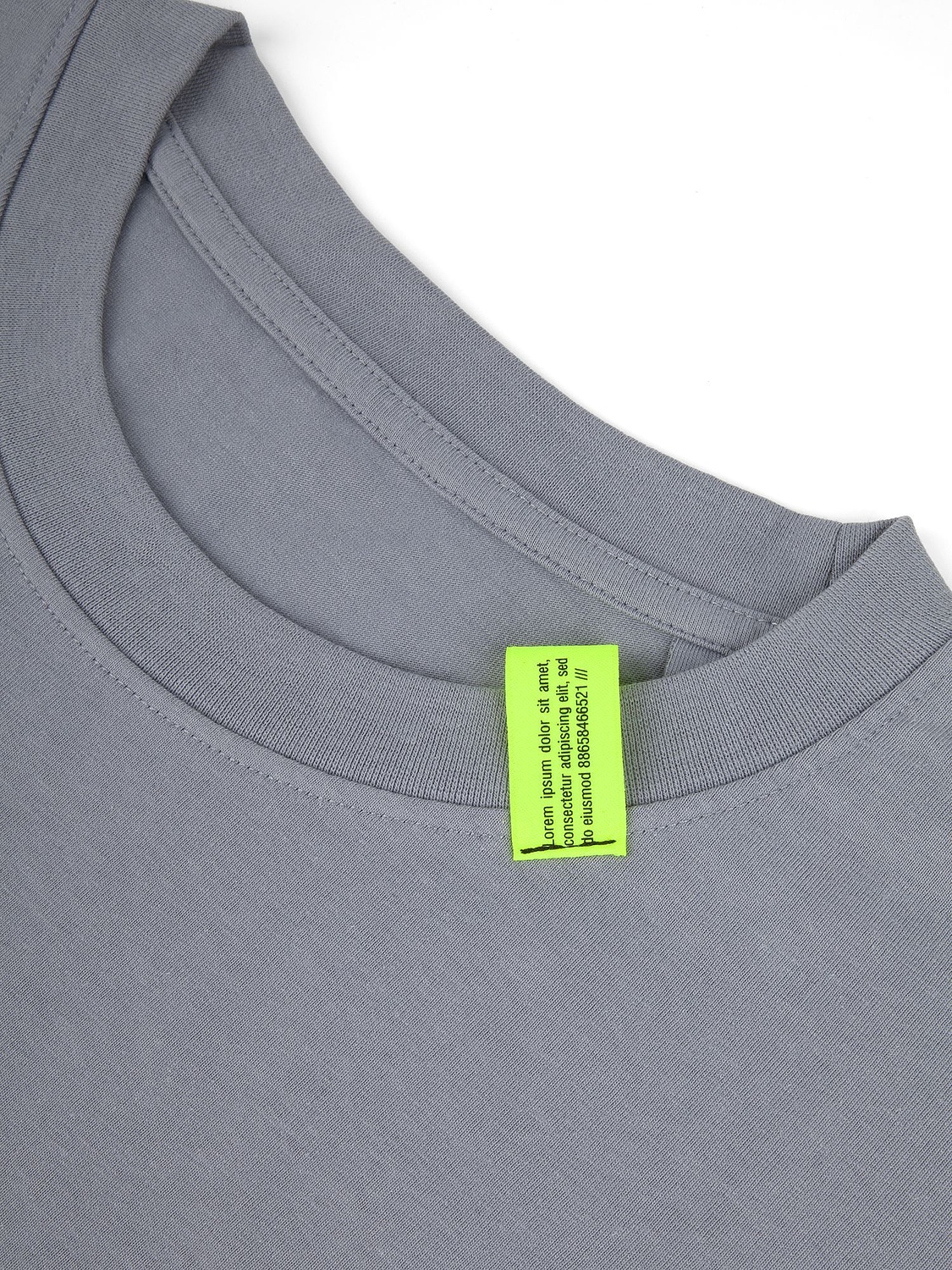 Футболка унисекс оверсайз T3, серая с логотипом