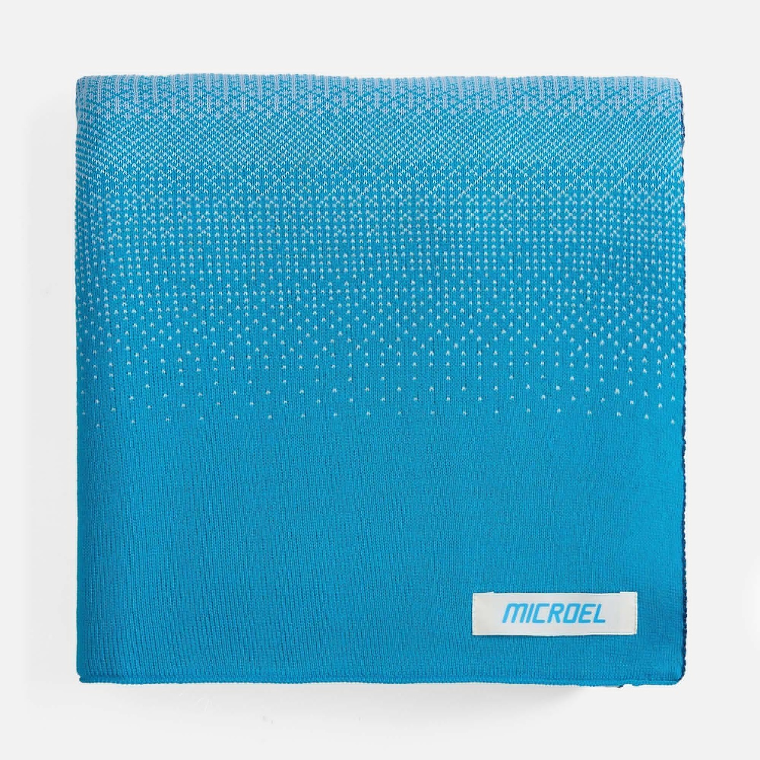 Лейбл хлопковый Doni, S, беленый с логотипом