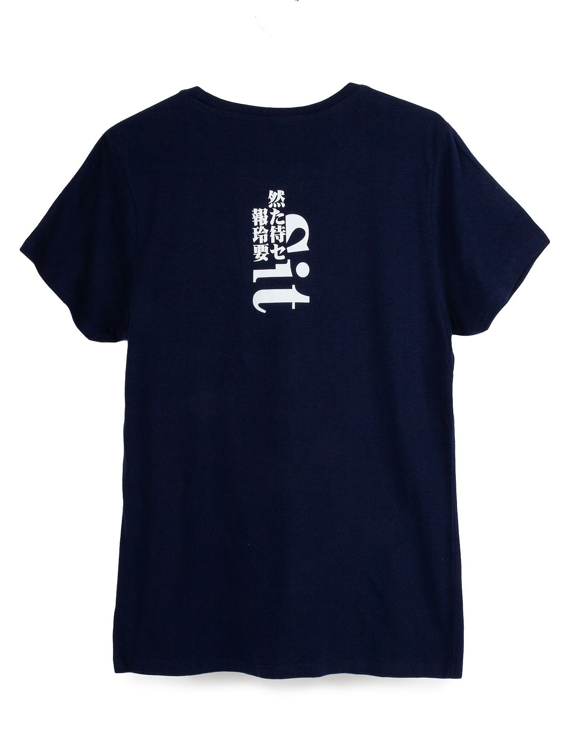 Футболка женская E150, темно-синяя с логотипом