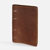 Ежедневник inStream, недатированный, коричневый с логотипом