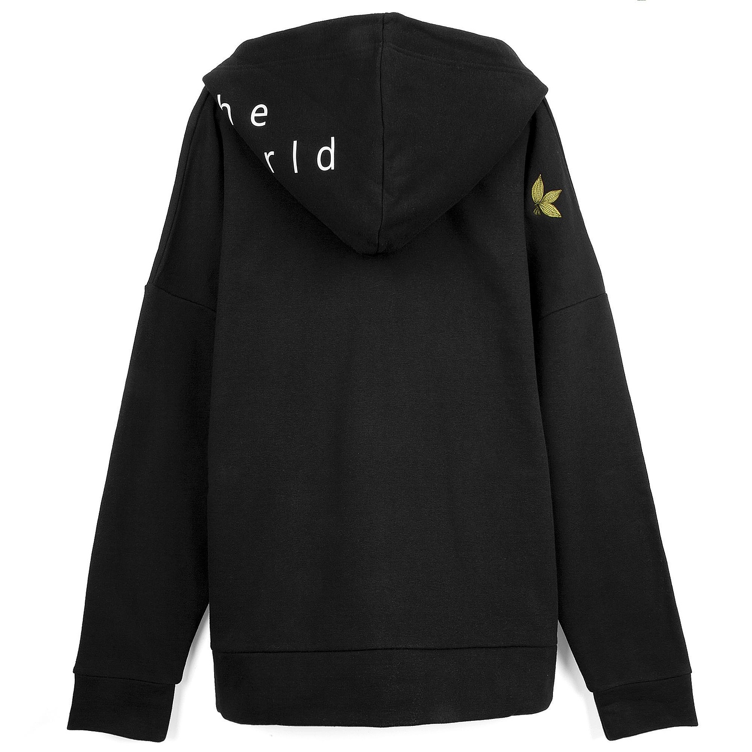 Толстовка унисекс H3, черная с логотипом