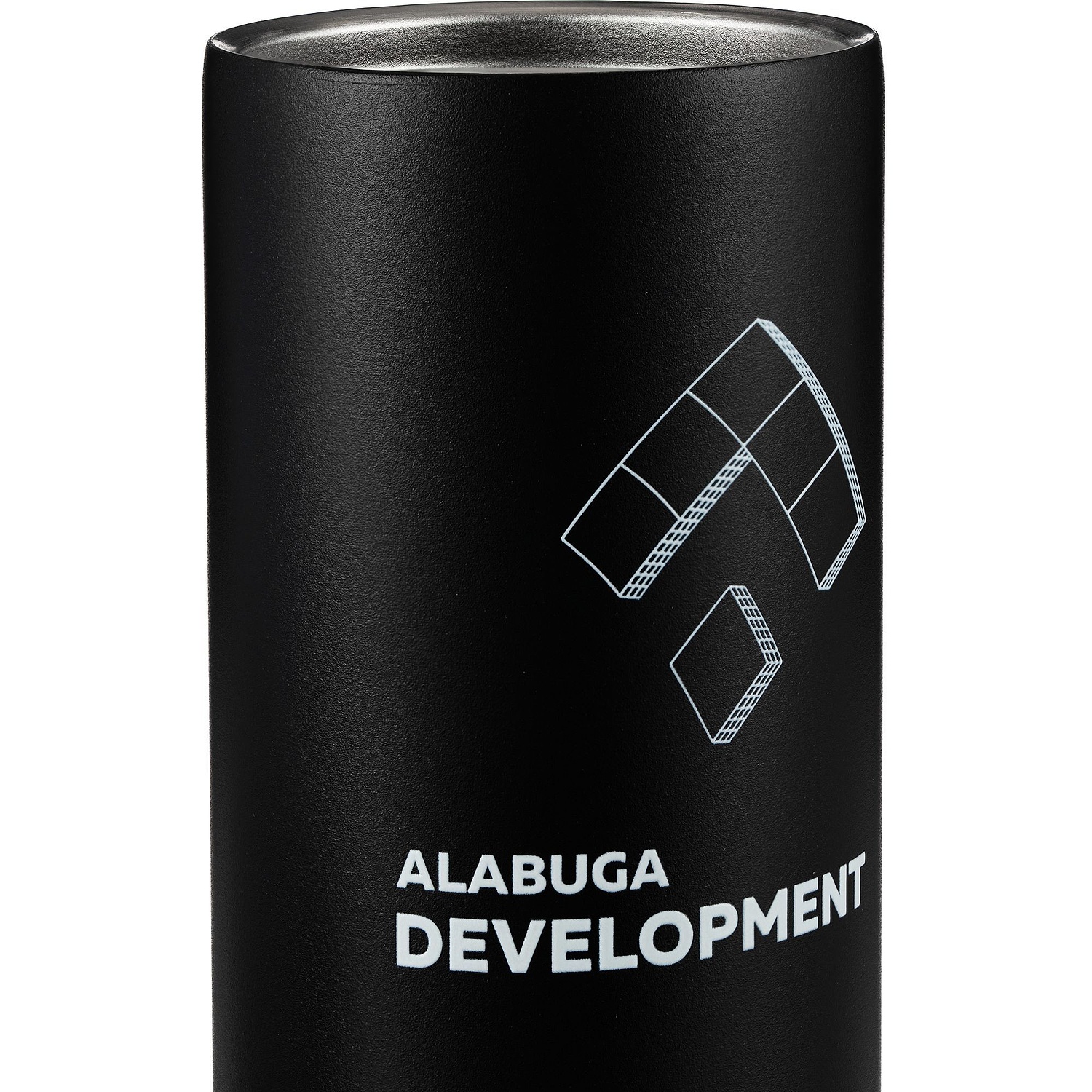 Термостакан Waterford, черный с логотипом