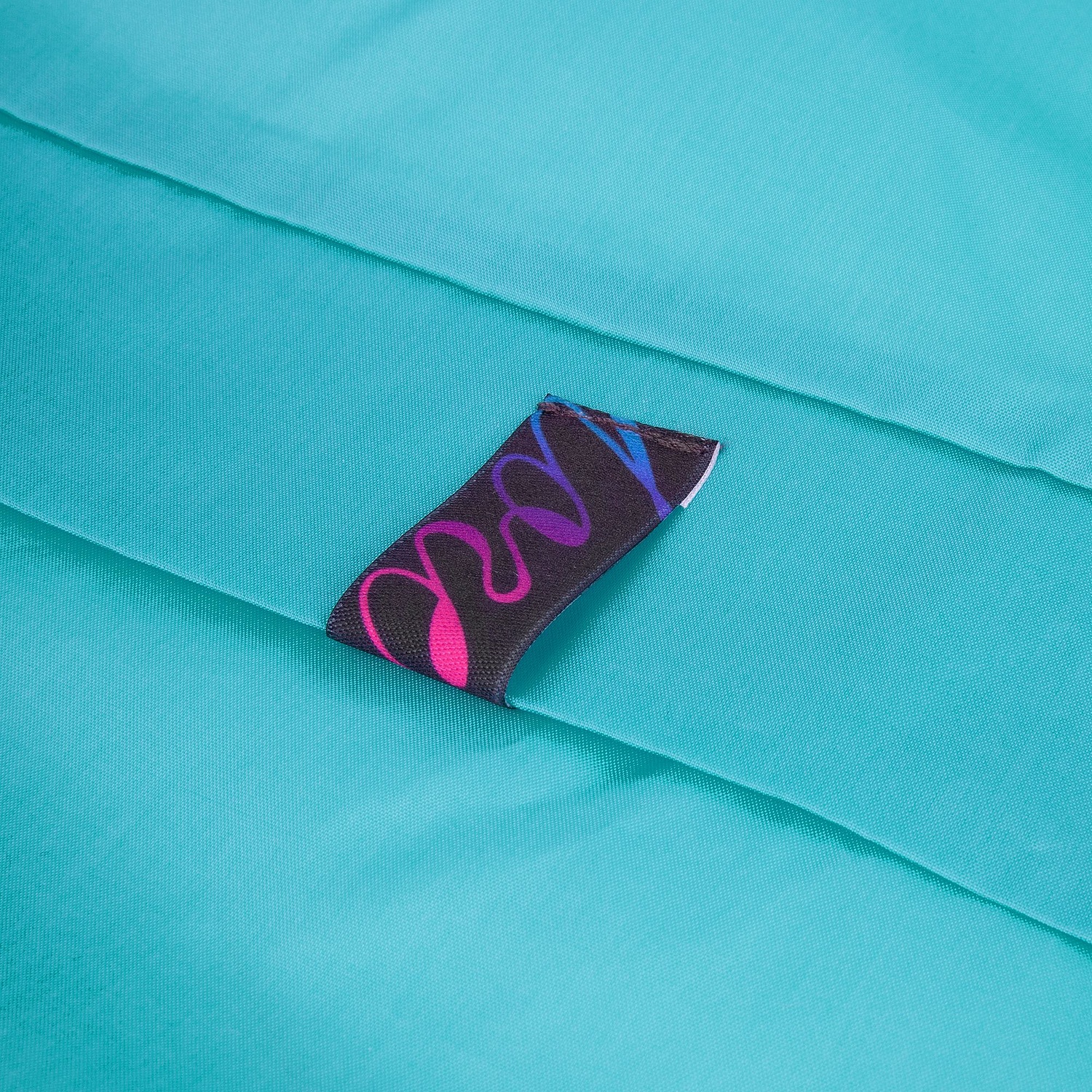 Ветровка из нейлона Surf 210, бирюзовая с логотипом