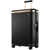 Чемодан Dynasty L, черный с логотипом