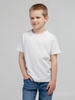 Футболка детская Regent Kids 150, белая с логотипом