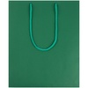 Пакет бумажный Wide, зеленый с логотипом