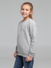 Свитшот детский Toima Kids, серый меланж с логотипом