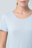 Футболка женская Martin Women, голубая с логотипом