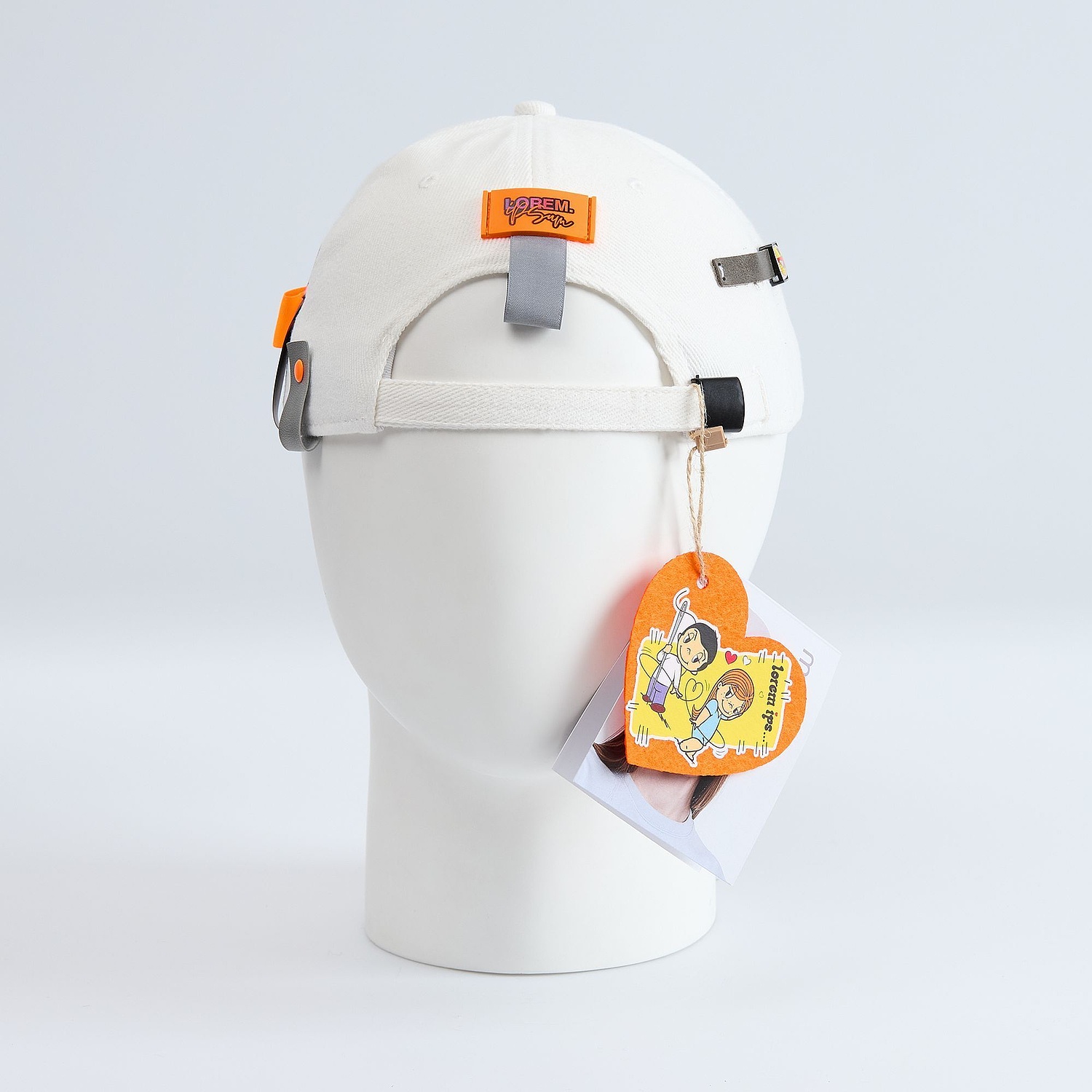 Бейсболка Hillside, бежевая с логотипом