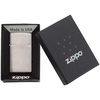 Зажигалка Zippo Slim Brushed, матовая серебристая с логотипом