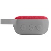 Беспроводная колонка Chubby, серая с красным с логотипом