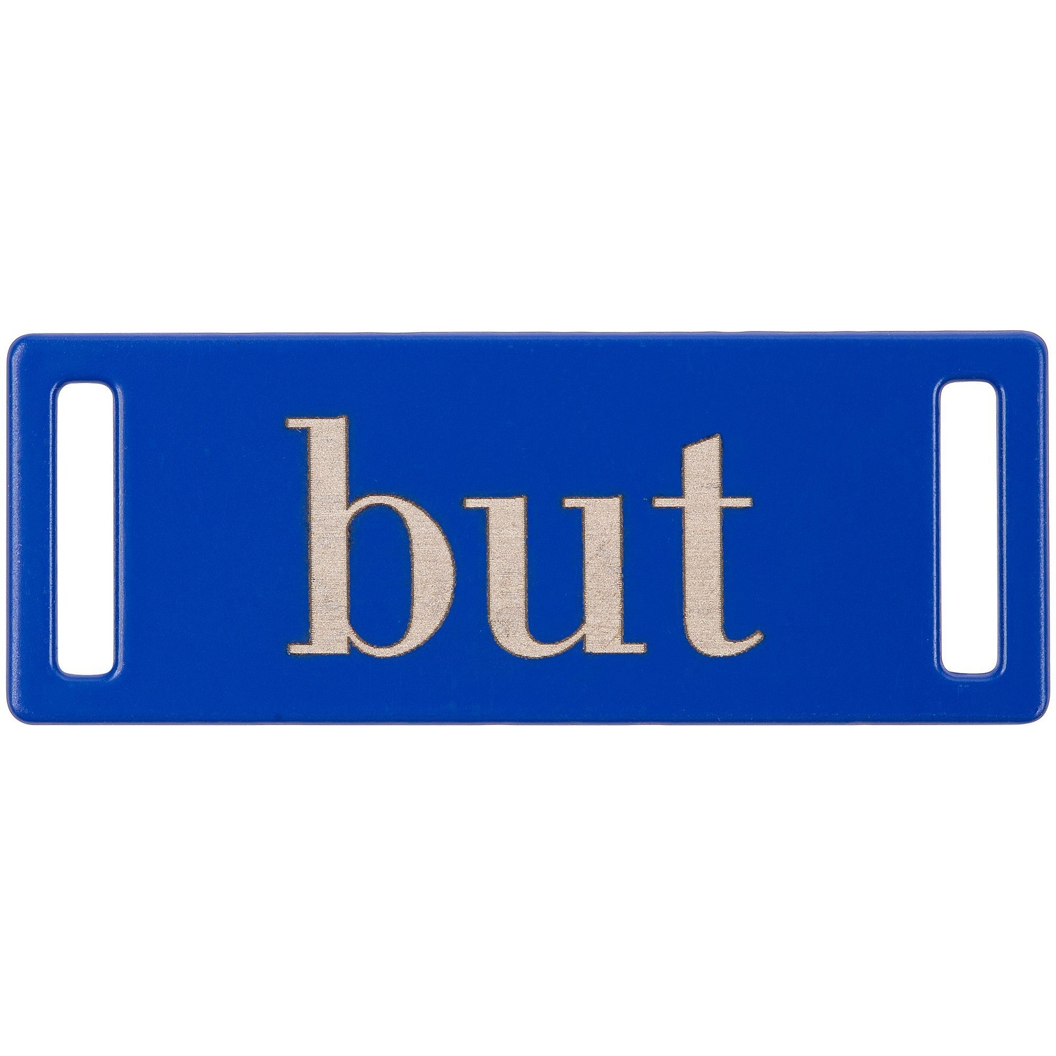 Шильдик металлический Kova, синий с логотипом