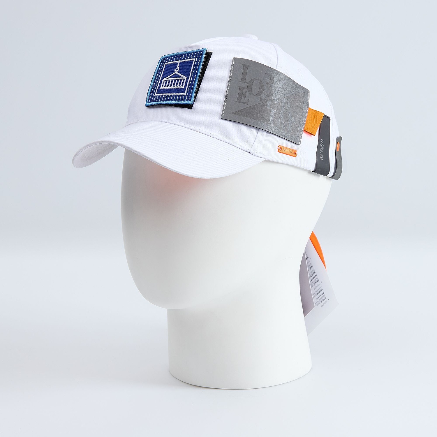 Бейсболка Promo, темно-синяя с логотипом