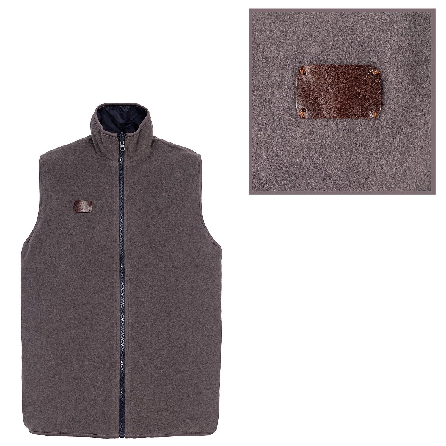 Жилет двусторонний Winner, зеленый с логотипом