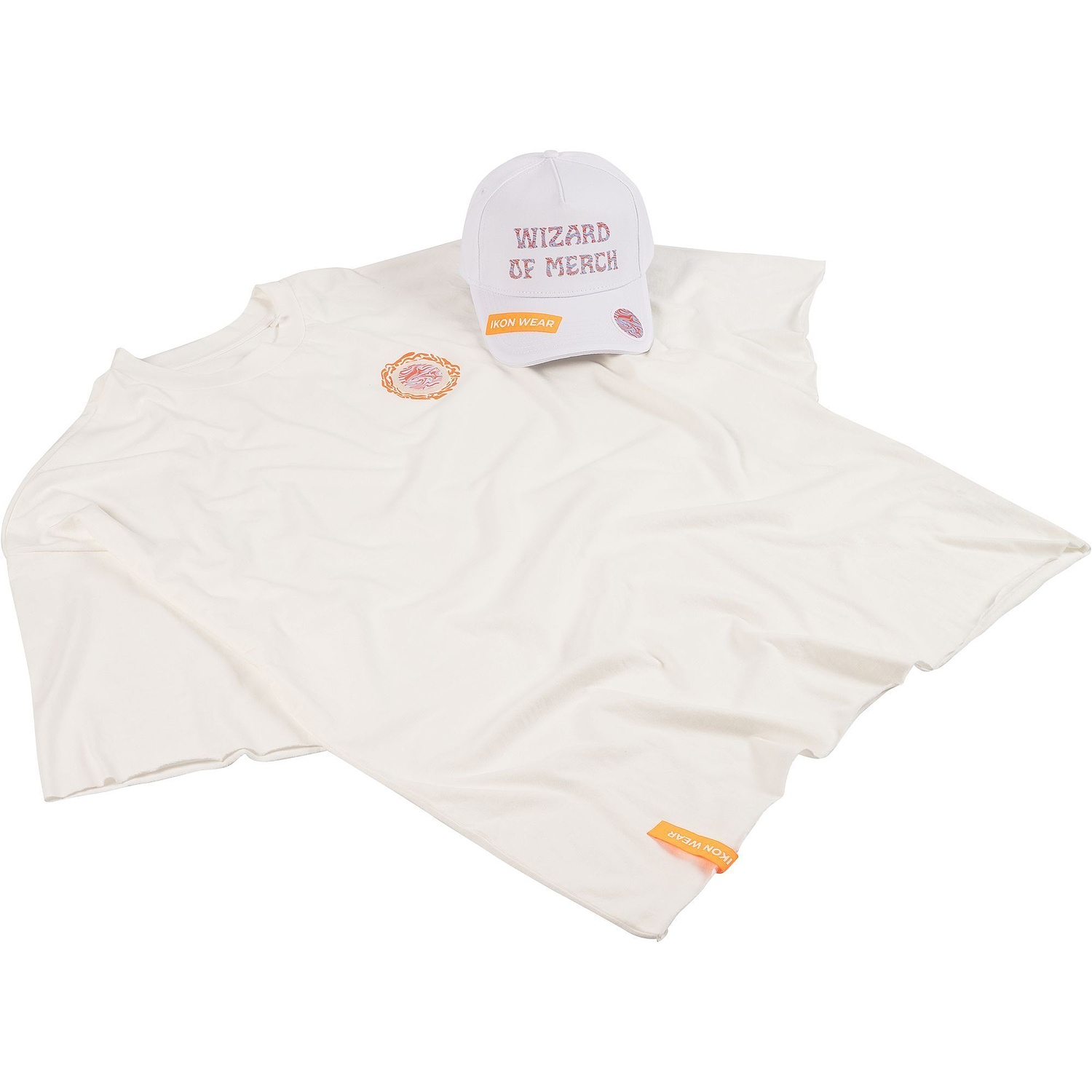 Лейбл из ПВХ Dzeta Round, L, прозрачный с логотипом