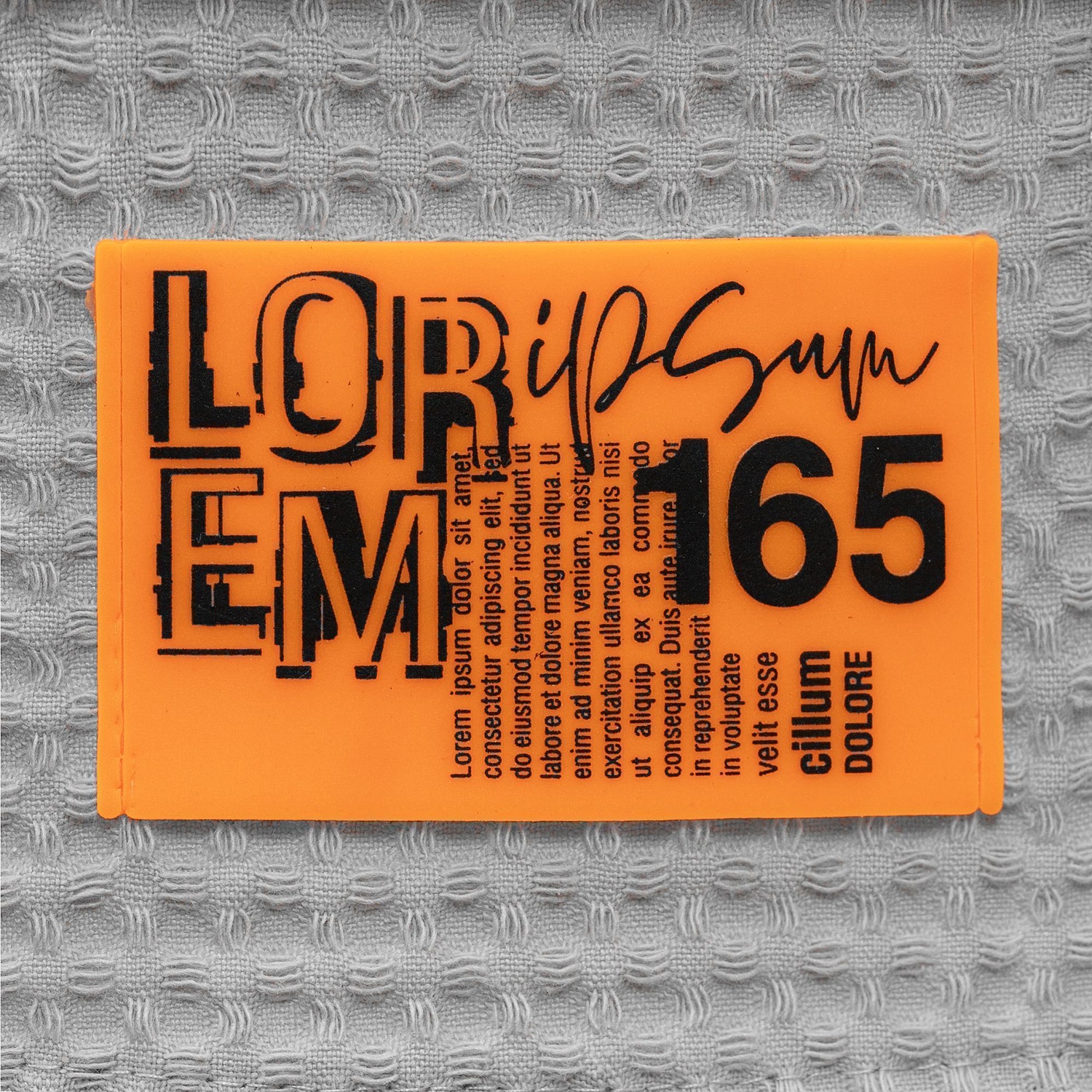 Килт вафельный женский Onsen, светло-серый, единый размер с логотипом