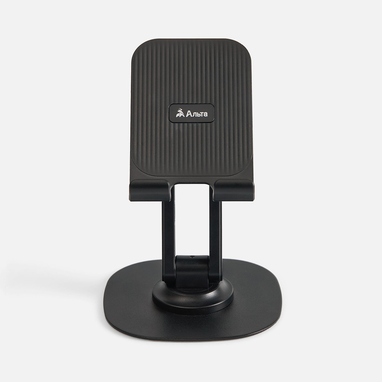 Подставка для смартфона Smartic Light, черная с логотипом