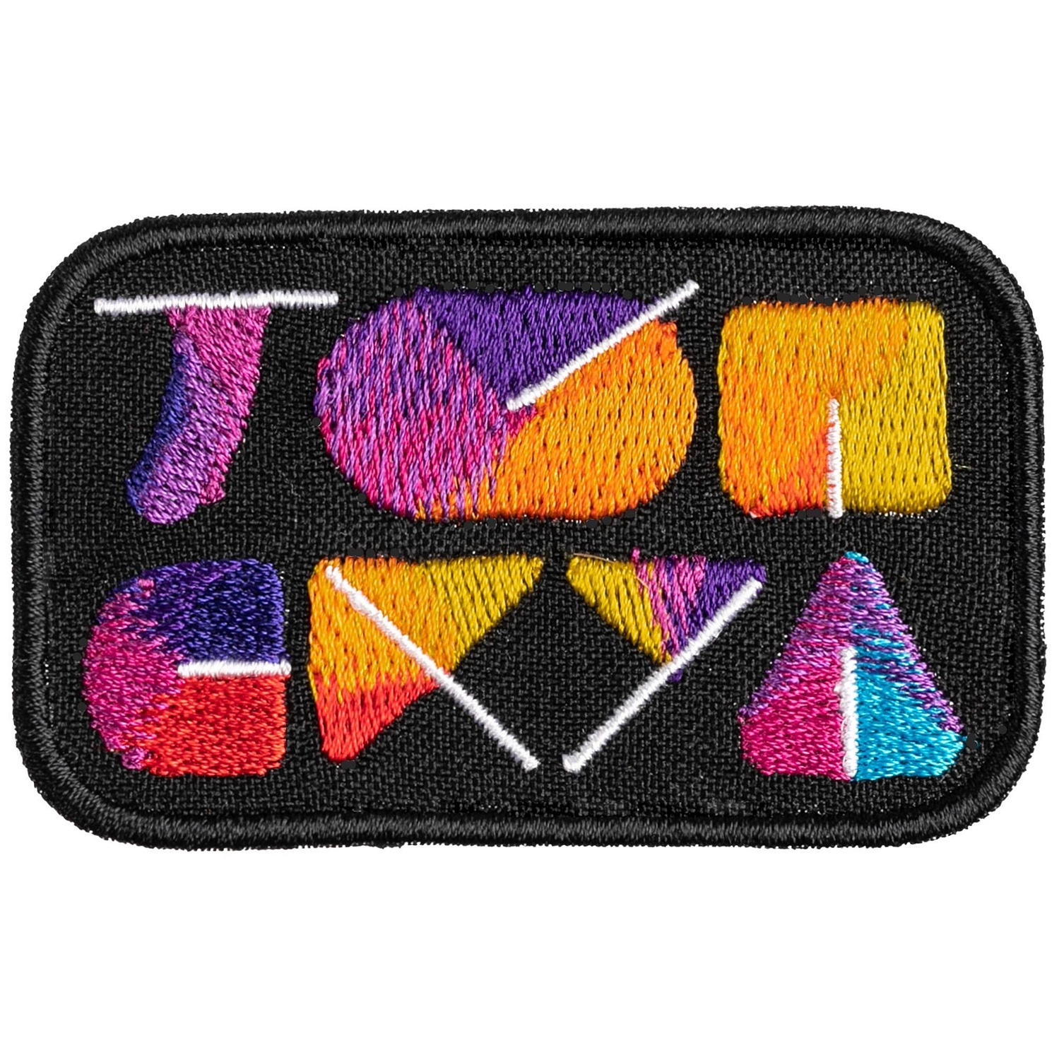 Шеврон из габардина Gabo M, черный с логотипом