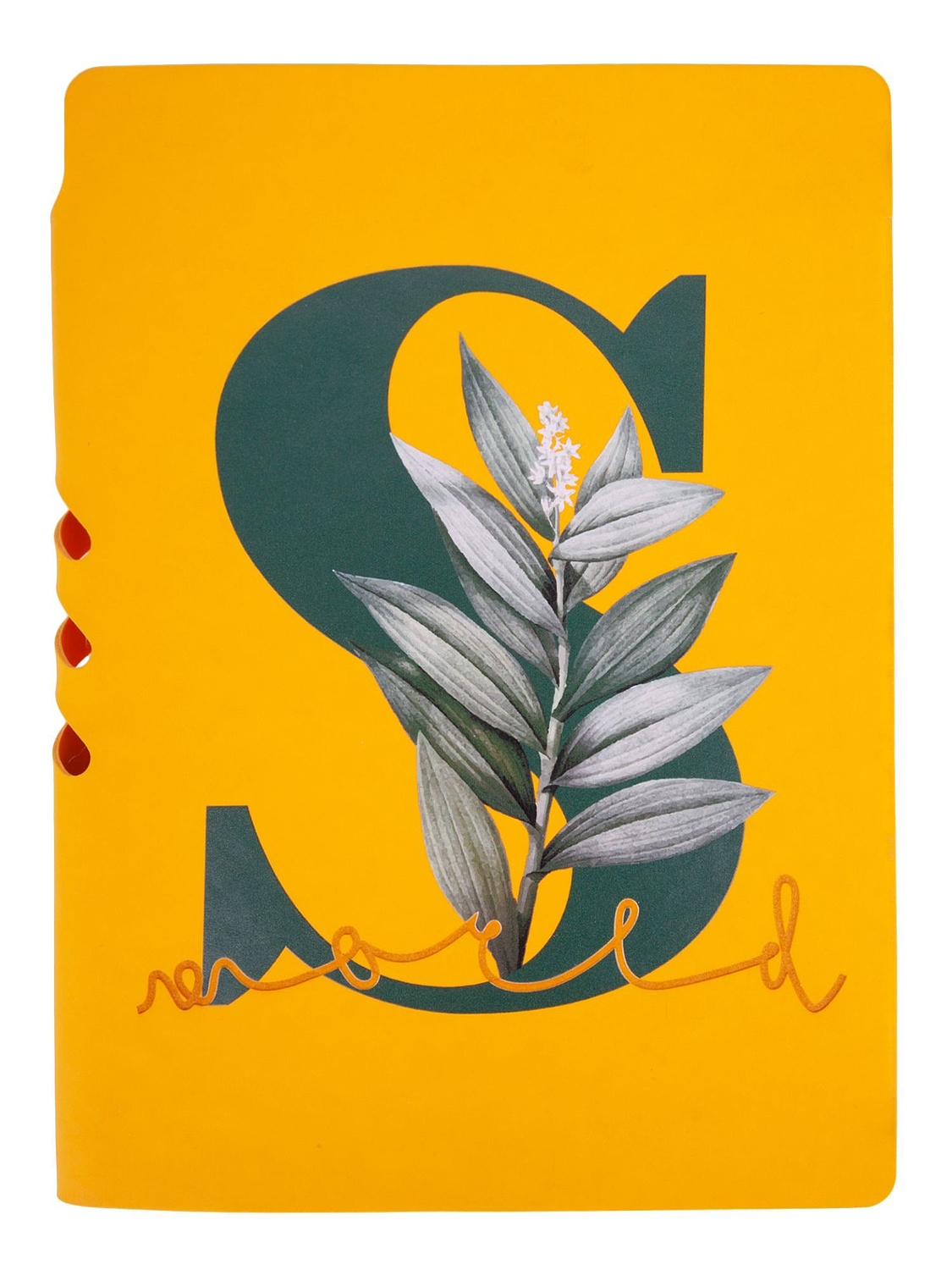 Ежедневник Flexpen Shall, недатированный, желтый с логотипом