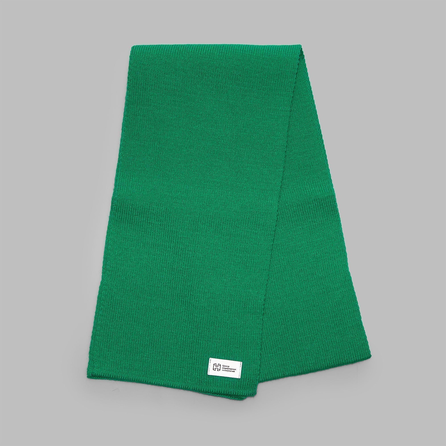 Шарф Urban Flow, зеленый с логотипом