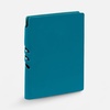 Ежедневник Flexpen Shall, недатированный, бирюзовый с логотипом