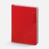 Ежедневник Tact, недатированный, красный с логотипом