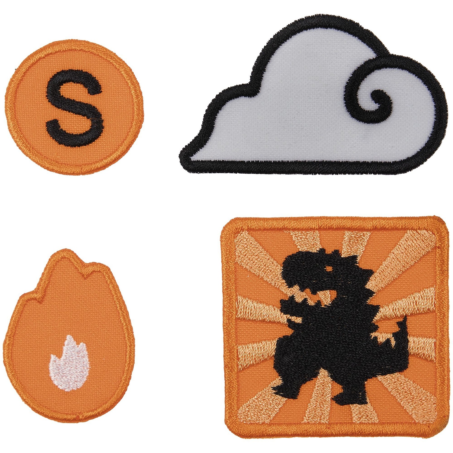 Шеврон из габардина Gabo S, оранжевый с логотипом