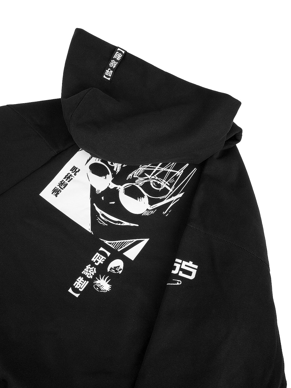 Худи оверсайз унисекс Origin, черное с логотипом