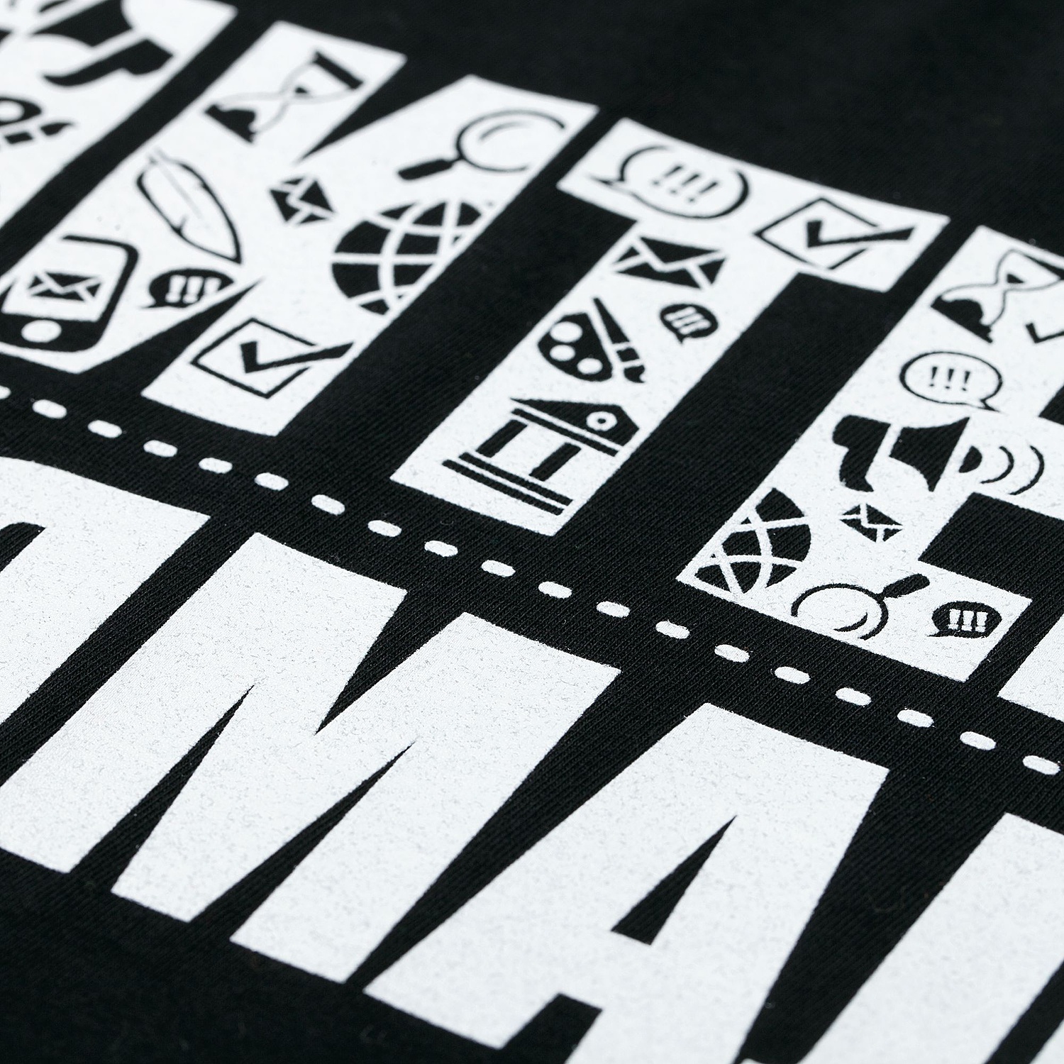 Футболка унисекс T-Bolka 160, черная с логотипом