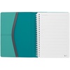 Ежедневник Spring Touch, недатированный, бирюзовый с логотипом