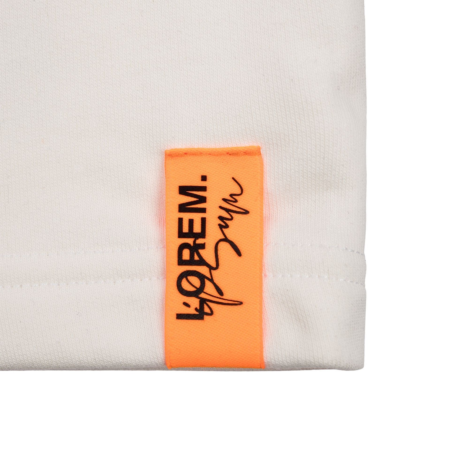 Шорты Terry, молочно-белые с логотипом