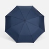 Зонт складной Fiber, темно-синий с логотипом