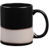 Кружка-хамелеон On Display, матовая, черная с логотипом