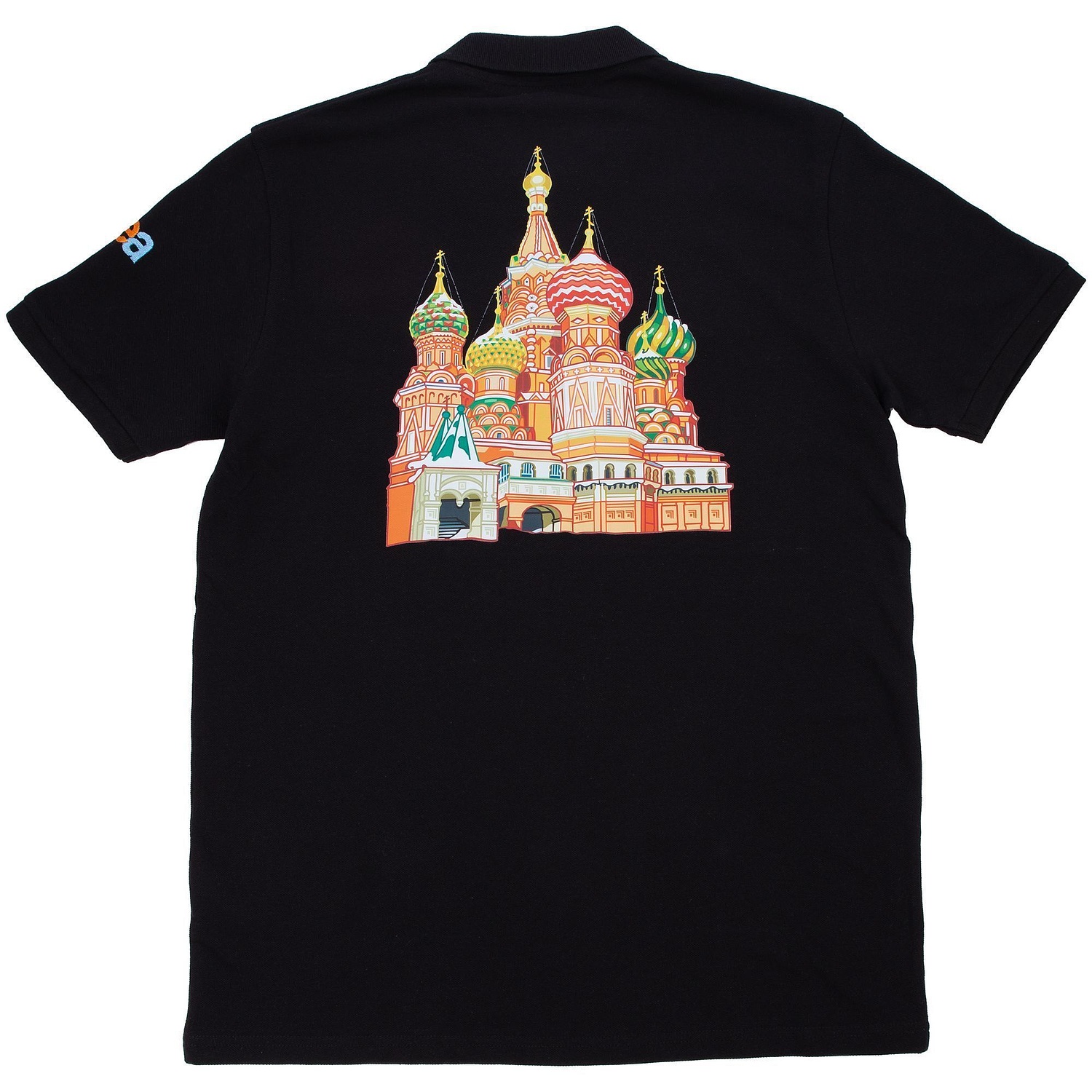 Рубашка поло мужская Inspire, черная с логотипом