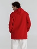 Толстовка с капюшоном унисекс Hoodie, красная с логотипом
