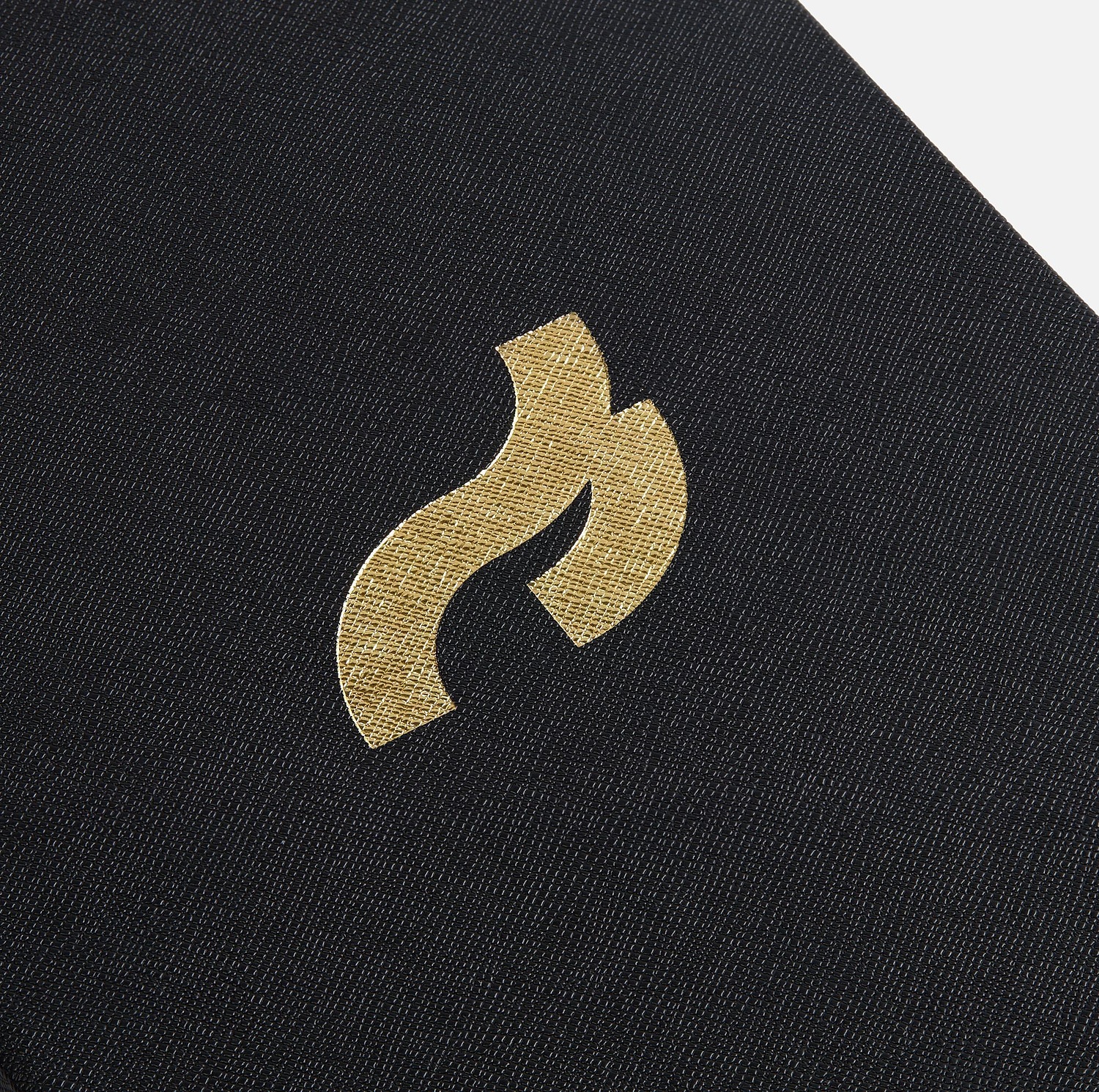 Ежедневник Saffian, недатированный, черный с логотипом