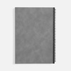 Ежедневник Notera Maxi, недатированный, серый с логотипом