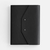 Ежедневник-органайзер Clean Slate, недатированный, черный с логотипом