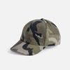 Бейсболка Buffalo, зеленый камуфляж с логотипом
