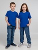 Футболка детская Regent Kids 150, ярко-синяя (royal) с логотипом
