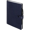 Ежедневник Strep Front на заказ, недатированный, темно-синий с логотипом