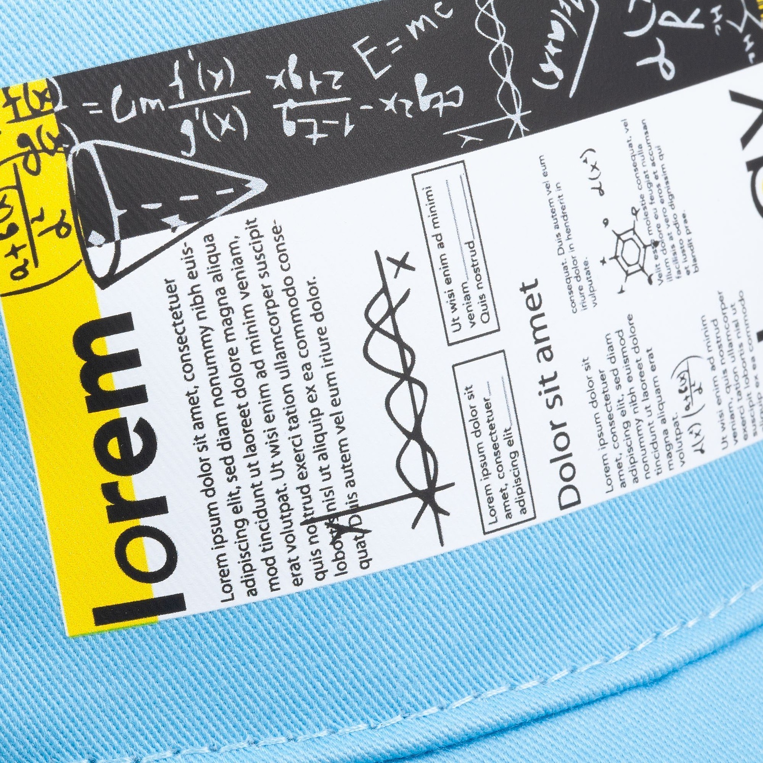 Бейсболка Convention, голубая с логотипом