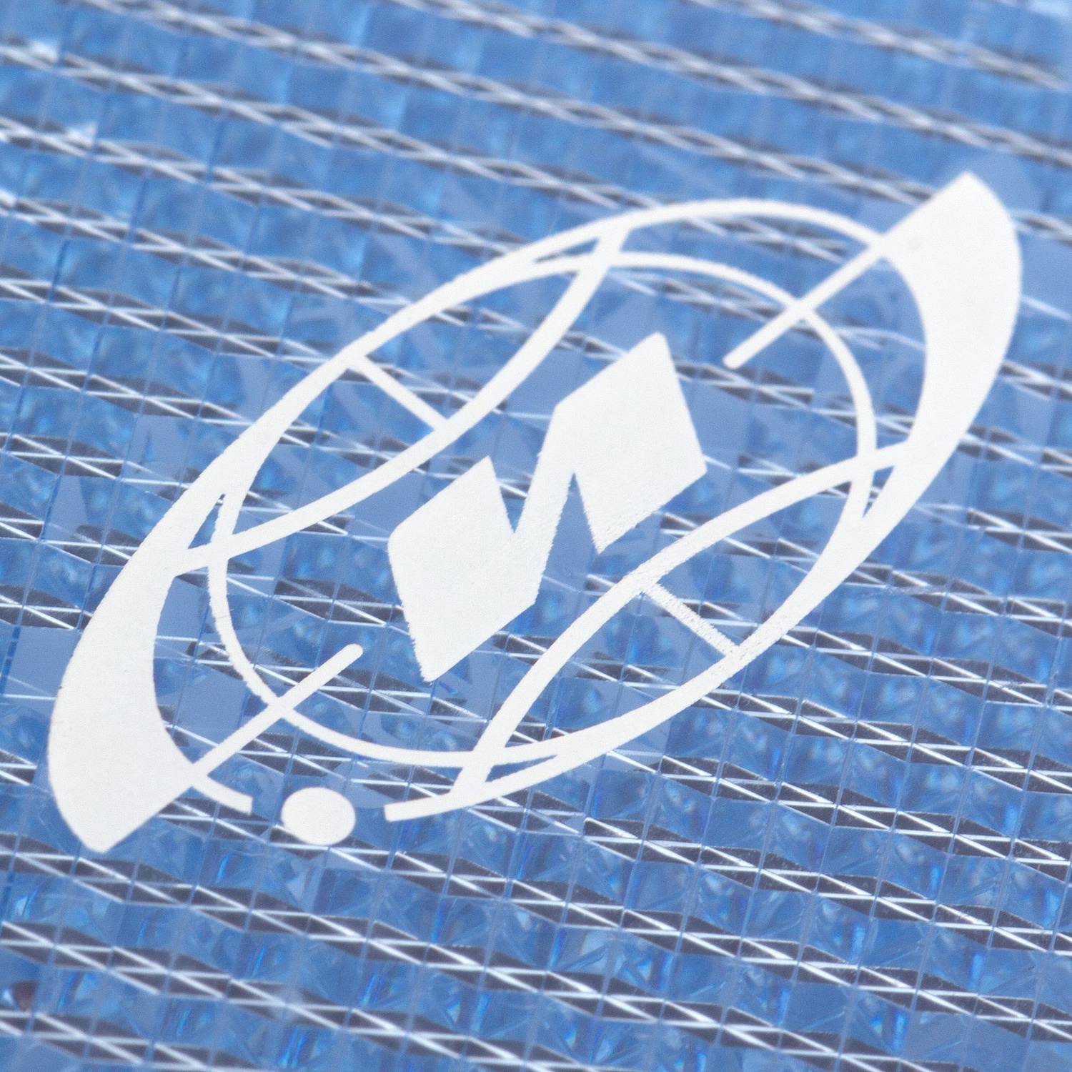 Пешеходный светоотражатель «Снежинка», белый с логотипом