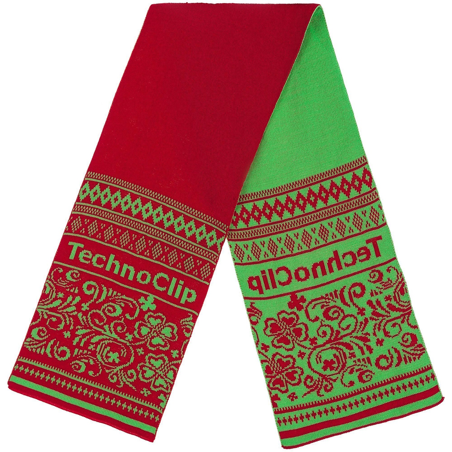 Шарф на заказ Tricksy Light, M, полушерсть с логотипом