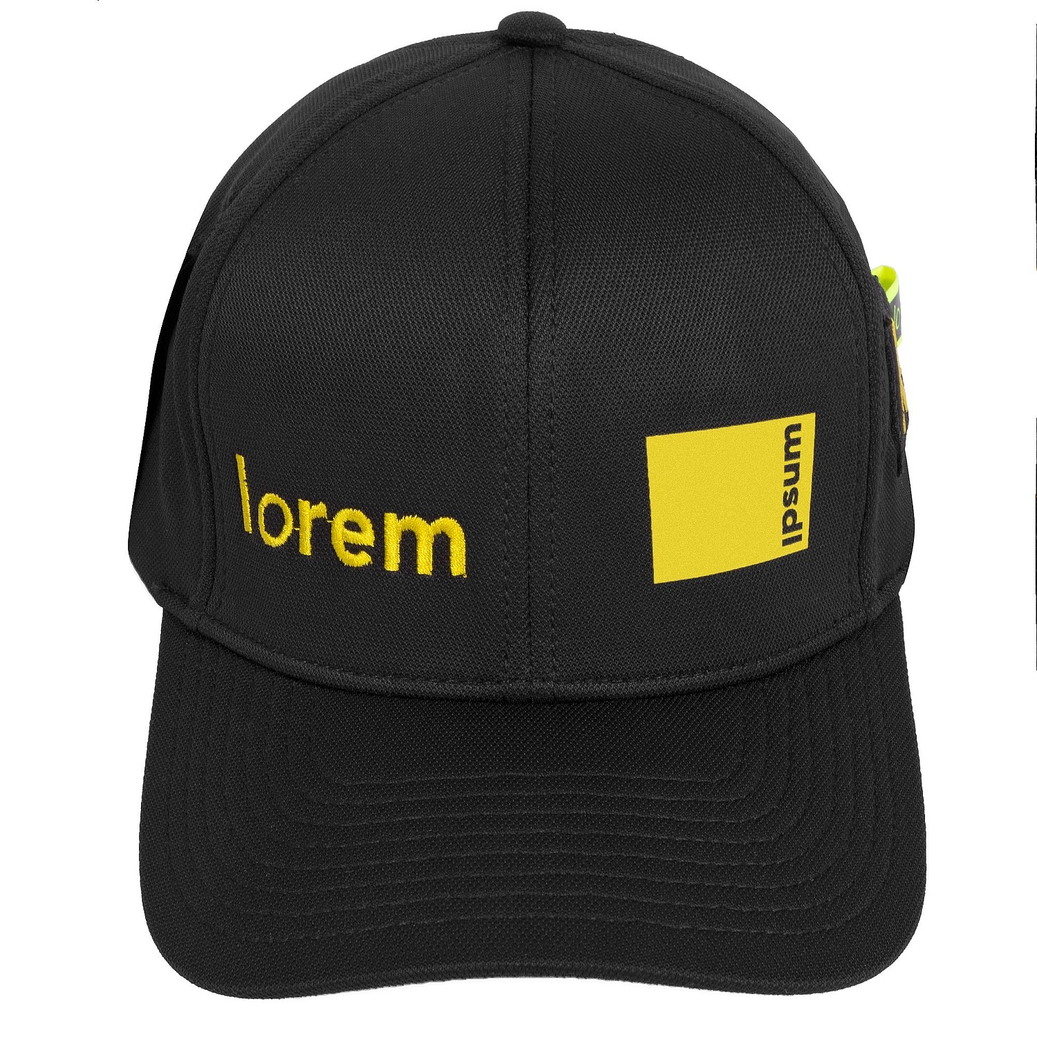 Бейсболка Harris, черная с логотипом