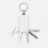 Брелок-мультитул Toolful, белый с логотипом