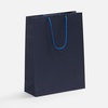 Пакет бумажный Porta XL, темно-синий с логотипом